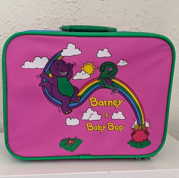 Handbags - Vintage 1993 Barney & Baby Bop Suitcase